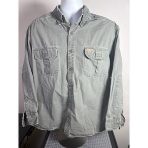 Wolverine Shacket Jacket Fleece Lined Shirt Workwear Green Mens Sz XL